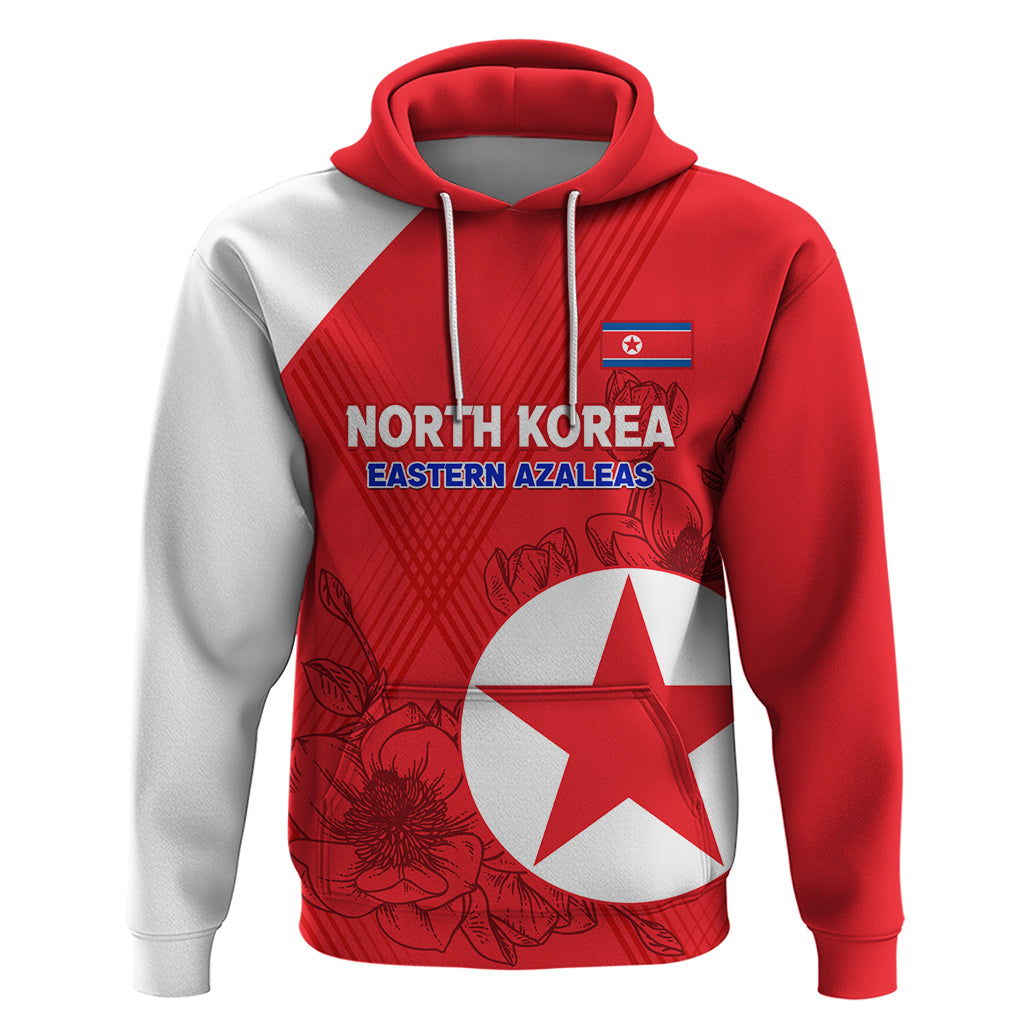 custom-north-korea-football-hoodie-2024-go-eastern-azaleas-magnolia-flowers