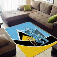 Custom Saint Lucia Cricket Area Rug Go Champions - National Color - Wonder Print Shop