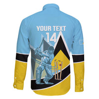 Custom Saint Lucia Cricket Family Matching Mermaid Dress and Hawaiian Shirt Go Champions - National Color - Wonder Print Shop