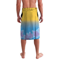 US Virgin Islands Lavalava Coat of Arms Plumeria Curve Style - Wonder Print Shop