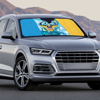 US Virgin Islands Snorkeling Auto Sun Shade Sea Turtle Snorkel Ocean Style - Wonder Print Shop