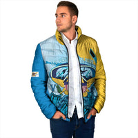 US Virgin Islands Snorkeling Padded Jacket Sea Turtle Snorkel Ocean Style - Wonder Print Shop