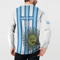 Argentina Football Custom Button Sweatshirt Vamos La Albiceleste 2026 Version - Wonder Print Shop