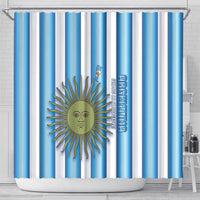 Argentina Football Shower Curtain Vamos La Albiceleste 2026 Version - Wonder Print Shop