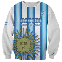 Argentina Football Custom Sweatshirt Vamos La Albiceleste 2026 Version - Wonder Print Shop