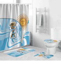 Argentina Football Bathroom Set 2026 Trophy Vamos La Albiceleste - Wonder Print Shop
