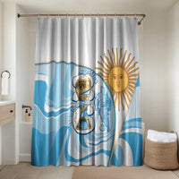 Argentina Football Bathroom Set 2026 Trophy Vamos La Albiceleste - Wonder Print Shop