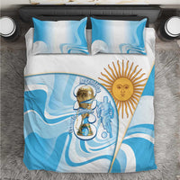 Argentina Football Bedding Set 2026 Trophy Vamos La Albiceleste - Wonder Print Shop