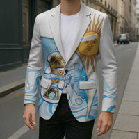 Argentina Football Personalized Blazer 2026 Trophy Vamos La Albiceleste - Wonder Print Shop