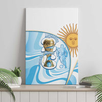 Argentina Football Canvas Wall Art 2026 Trophy Vamos La Albiceleste - Wonder Print Shop