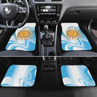 Argentina Football Personalized Car Mats 2026 Trophy Vamos La Albiceleste - Wonder Print Shop