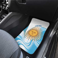 Argentina Football Personalized Car Mats 2026 Trophy Vamos La Albiceleste - Wonder Print Shop
