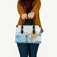 Argentina Football Leather Bag 2026 Trophy Vamos La Albiceleste - Wonder Print Shop