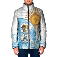Argentina Football Personalized Padded Jacket 2026 Trophy Vamos La Albiceleste - Wonder Print Shop