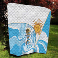 Argentina Football Quilt 2026 Trophy Vamos La Albiceleste - Wonder Print Shop