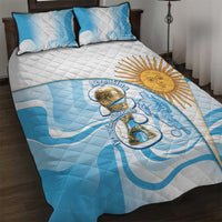 Argentina Football Quilt Bed Set 2026 Trophy Vamos La Albiceleste - Wonder Print Shop
