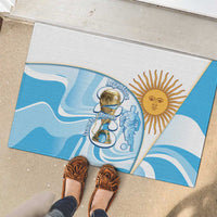 Argentina Football Rubber Doormat 2026 Trophy Vamos La Albiceleste - Wonder Print Shop