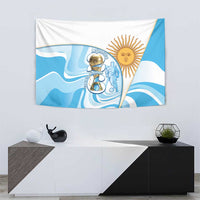 Argentina Football Tapestry 2026 Trophy Vamos La Albiceleste - Wonder Print Shop
