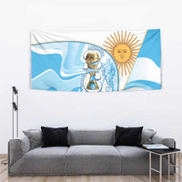 Argentina Football Tapestry 2026 Trophy Vamos La Albiceleste - Wonder Print Shop