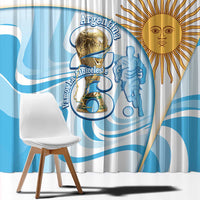 Argentina Football Window Curtain 2026 Trophy Vamos La Albiceleste - Wonder Print Shop