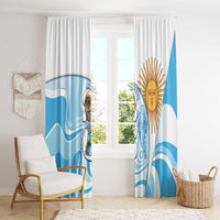 Argentina Football Window Curtain 2026 Trophy Vamos La Albiceleste - Wonder Print Shop
