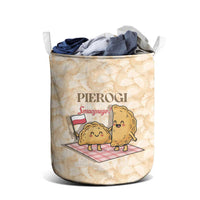 Poland Pierogi Laundry Basket Cute Polish Dumplings Smacznego