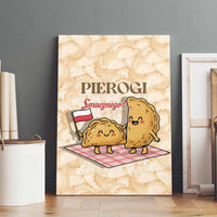 Poland Pierogi Canvas Wall Art Cute Polish Dumplings Smacznego