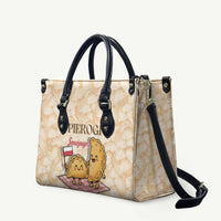 Poland Pierogi Leather Bag Cute Polish Dumplings Smacznego