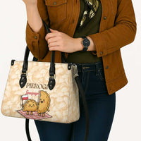 Poland Pierogi Leather Bag Cute Polish Dumplings Smacznego
