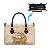 Poland Pierogi Leather Bag Cute Polish Dumplings Smacznego