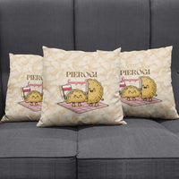Poland Pierogi Pillow Cover Cute Polish Dumplings Smacznego