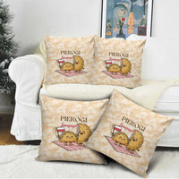 Poland Pierogi Pillow Cover Cute Polish Dumplings Smacznego