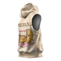 Poland Pierogi Sleeveless Hoodie Cute Polish Dumplings Smacznego