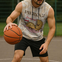 Poland Pierogi Sleeveless Hoodie Cute Polish Dumplings Smacznego