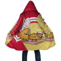 Personalised Poland Pierogi Cloak Polish Dumplings With Coat Of Arms