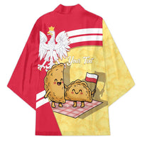 Personalised Poland Pierogi Kimono Polish Dumplings With Coat Of Arms