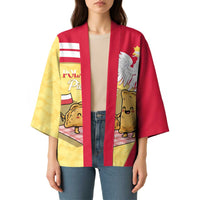 Personalised Poland Pierogi Kimono Polish Dumplings With Coat Of Arms