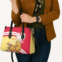 Poland Pierogi Leather Bag Polish Dumplings With Coat Of Arms