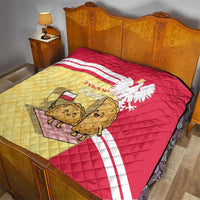 Poland Pierogi Quilt Polish Dumplings With Coat Of Arms