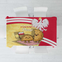 Poland Pierogi Tablecloth Polish Dumplings With Coat Of Arms