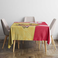 Poland Pierogi Tablecloth Polish Dumplings With Coat Of Arms