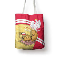 Poland Pierogi Tote Bag Polish Dumplings With Coat Of Arms