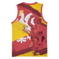 Mermaid of Warsaw Poland Basketball Jersey Polish Capital City Grunge Style