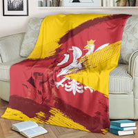 Mermaid of Warsaw Poland Blanket Polish Capital City Grunge Style