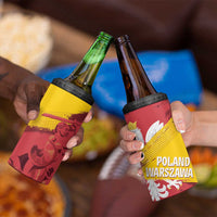 Mermaid of Warsaw Poland 4 in 1 Can Cooler Tumbler Polish Capital City Grunge Style