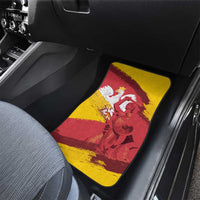 Mermaid of Warsaw Poland Car Mats Polish Capital City Grunge Style