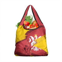 Mermaid of Warsaw Poland Grocery Bag Polish Capital City Grunge Style