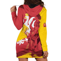 Mermaid of Warsaw Poland Hoodie Dress Polish Capital City Grunge Style