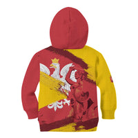 Mermaid of Warsaw Poland Kid Hoodie Polish Capital City Grunge Style