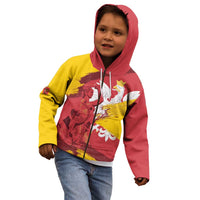Mermaid of Warsaw Poland Kid Hoodie Polish Capital City Grunge Style